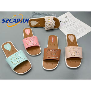 Sandalias de PVC Ligeras, Impermeables y de Secado Rápido para Mujer, con Punta Abierta, Antideslizantes y Acolchadas - Product Image 1