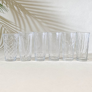 Verres à boire transparents en gros à prix abordable – Grands verres à boire avec logo - Product Image 3