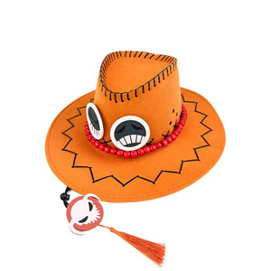 Wowei nuovo arrivo Anime Cosplay cappello da Cowboy pezzo pezzo Luffy cappello per adulti e bambini - Product Image 5