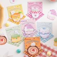 Notas Adhesivas Personalizadas con Dibujos Animados, Formas Únicas, Estilo Ins, Blocs de Notas Adhesivos Reutilizables para Escribir Mensajes, 30 Hojas