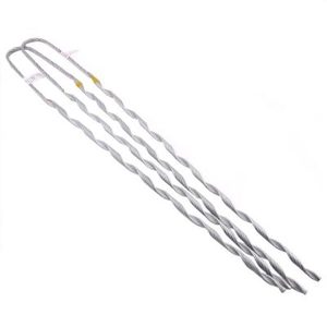 Accessoires de ligne de câble préformés pour câbles de tension, supports de tension pour câbles OEM / Fixations de tension pour fibres optiques - Product Image 5