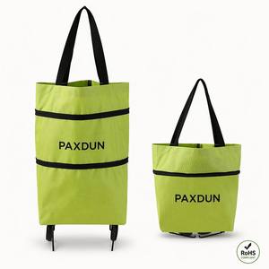 Chariot de <span class=keywords><strong>Courses</strong></span> Ménager Pliable à Roues, <span class=keywords><strong>Sac</strong></span> de Supermarché Portable - Product Image 1