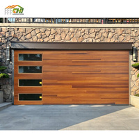 Porte de garage élégante à enroulement automatique Ce Track 16'x7' à double rail avec télécommande