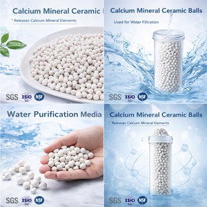 ETERNAL WORLD Billes céramiques ioniques riches en calcium, support filtrant pour eau minérale, libération de minéraux longue durée - Product Image 2