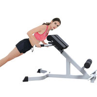 Chaise romaine en acier pliable et réglable pour le sport et le divertissement en intérieur, entraînement efficace de la taille et des hanches, développement musculaire