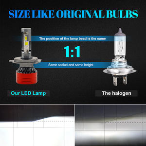 Ampoule <span class=keywords><strong>de</strong></span> phare LED pour voiture OEM ODM 30W 15000LM H4 H7 H11 H1 H3 IP68 étanche pour fabricant d'éclairage automobile - Product Image 2