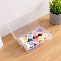 Boîte à paillettes pour stylos, stylo en plastique Transparent et personnalisé, 1 pièce