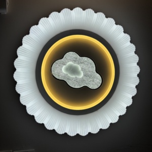 Ultra-Thin LED Acrylic <strong>Ceiling</strong> <strong>Lamp</strong> Contemporary Bedroom Iron Crystal SAA ETL Certified Remote Control Factory Wholesale - Product Image 1