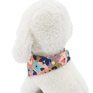 Bufanda para mascotas con logotipo personalizado, accesorio <span class=keywords><strong>de</strong></span> algodón para cachorros y gatos, diseño <span class=keywords><strong>de</strong></span> patrón <span class=keywords><strong>de</strong></span> animales <span class=keywords><strong>de</strong></span> verano e invierno - Product Image 5