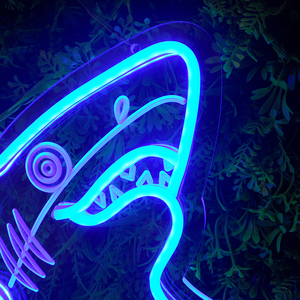 DIVATLA Fabricant Fournisseur Lumière néon acrylique <span class=keywords><strong>Aquarium</strong></span> Requin Mur Lumières <span class=keywords><strong>LED</strong></span> Enseigne électronique pour la décoration de la maison, de la chambre à coucher - Product Image 4