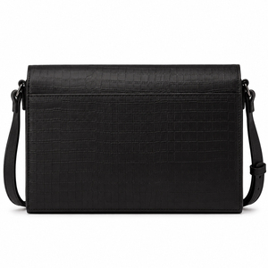 Bolso Bandolera de Piel Sintética con Grabado de Cocodrilo OEM ODM, Bolso Mensajero con Solapa, Correa Ajustable, Gran Capacidad, Bolso Cruzado de Trabajo para Hombre - Product Image 4