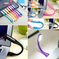 Vente en gros cadeau personnalisé Gadget flexible d'alimentation lumières colorées pour ordinateur Banque d'alimentation USB lumière LED
