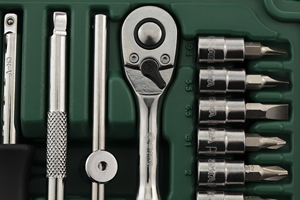 ชุดประแจบล็อก <span class=keywords><strong>SATA</strong></span> 09002 52 ชิ้น ขนาด 1/4 นิ้ว พร้อมหัวบล็อกแบบ Ratchet, หัว Hex, Torx, หัวแบน, หัวไขว้ บรรจุในกล่องพลาสติก สำหรับงานซ่อมรถยนต์และงานช่าง - Product Image 6