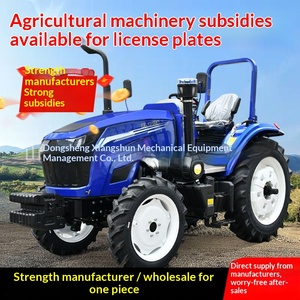 Tracteur agricole à quatre roues motrices, monocylindre, haute puissance, pour le labourage des terres et le creusement de fossés, avec roues robustes. - Product Image 1