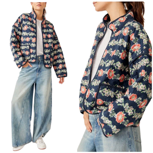 Autumn Winter Corduroy Bomber <b>Jacket</b> <b>Patch</b> Pockets Geometric Pattern Eco-Friendly Open Front Design Cotton Knitted for Spring - Product Image 2