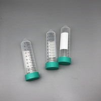 Fournitures de laboratoire Chapeau à vis anti-fuite Plastique Stérile Conique 50Ml Tubes à centrifuger transparents autonomes