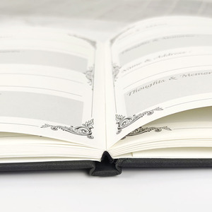 Libro Commemorativo Personalizzato, Libro degli Ospiti per Funerali, 50 Pagine, Copertina Rigida, in Memoria di, per Piccole Imprese, Vendita all'Ingrosso - Product Image 6
