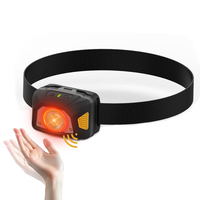 Lampe frontale rechargeable à LED COB à lumière rouge étanche IP67, lampe torche pour la course à pied, la randonnée, le camping