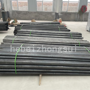 Venta de fábrica Poste de valla de eslabones de cadena Galvanizado 1 pulgada 2 pulgadas Poste redondo Poste de valla recubierto de polvo verde - Product Image 3