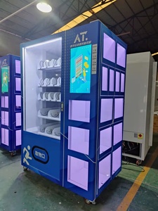 เครื่องหยอดเหรียญถุงมือหน้ากาก PPE แบบอุตสาหกรรมพร้อมช่องแขวน<span class=keywords><strong>ตู้</strong></span>หน้าจอสัมผัสสำหรับจำหน่ายโดยโรงงาน - Product Image 4