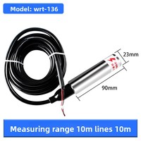 Transmetteur de niveau submersible, sonde de niveau d'eau hydrostatique, pour réservoirs d'eau, piscines, transducteur 420 mA, précision 0,5%