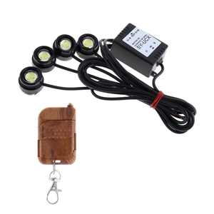 4x Đèn LED Dự Phòng Sương Mù Lái Xe Đèn Đảo Ngược DRL + Đèn Nhấp Nháy Điều Khiển Từ Xa - Product Image 1