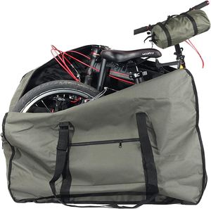 Sacoche de cadre de vélo pliable en tissu Oxford imperméable et durable avec couleurs et logo personnalisés - Étui de voyage pour le cyclisme certifié CE/ROHS - Product Image 1