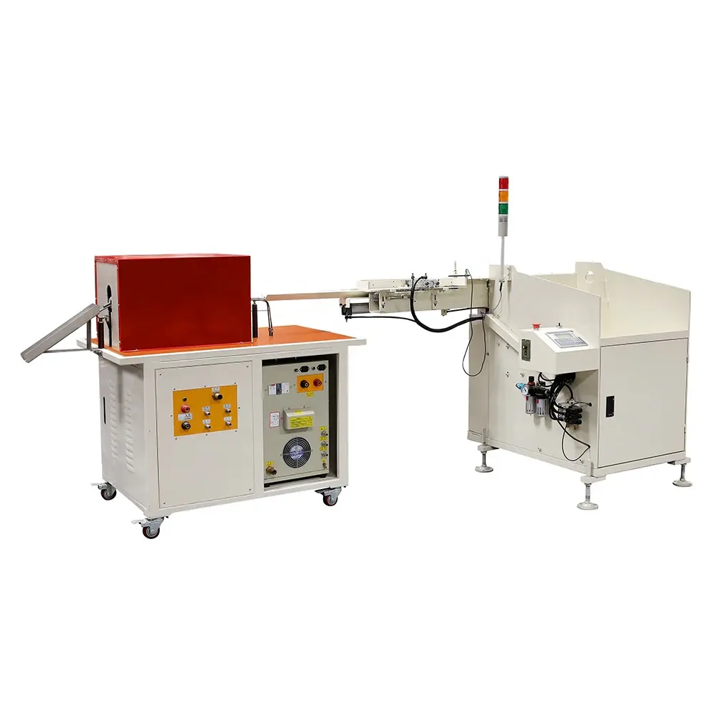Medium frequency induction hot forging machine
