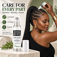 Magibely Advanced Hair Density Serum Roll-On 25ml Ekstrak Rosemary Pumpkin Seed Perawatan Kulit Kepala Cairan Minyak Pertumbuhan Rambut Melembapkan
