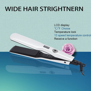 2025 450F Breite Keramik platte Nano Lcd Display Profession eller Haar glätter und Locken wickler 2 in 1 tragbares Bügeleisen - Product Image 3