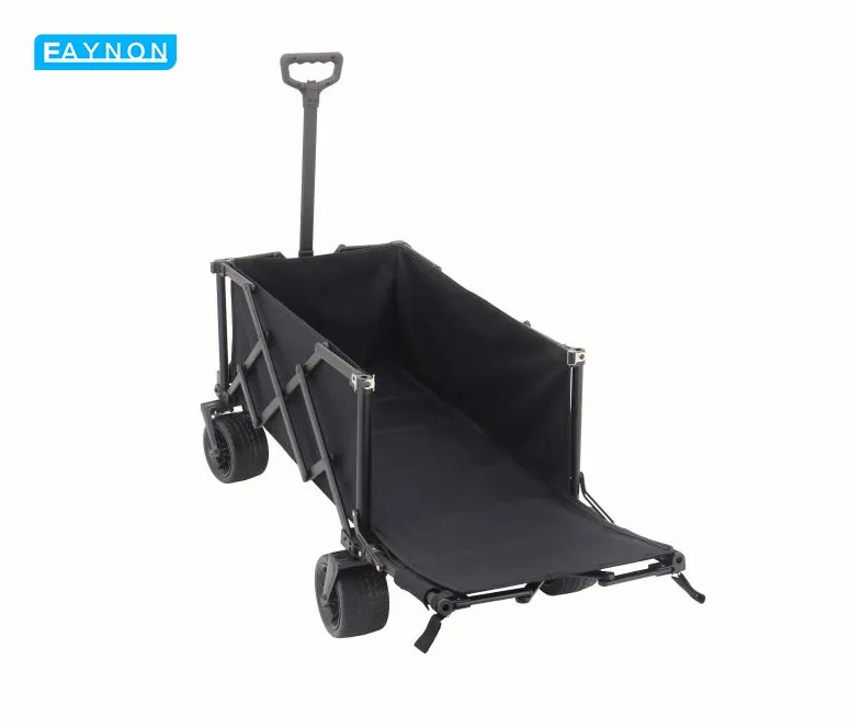 Eaynon Metal Beach Wagon Camper eléctrico plegable y carrito de mercado nocturno con plataforma plegable y compatible con OEM