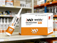 Scellant silicone acide - Séchage rapide, haute adhérence pour la construction de vitres et fenêtres, le transport et le travail du bois