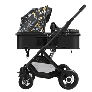 Passeggino per bambini di buona qualità 2025 passeggino pieghevole facile di tendenza 2 in 1 per bambini passeggino per carrozzina per bambini - Product Image 1