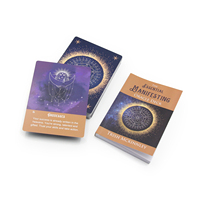 Cartes de Tarot 70x120mm avec guide pour le bien-être, jeu familial, sac en lin portable et impression de logo personnalisé OEM