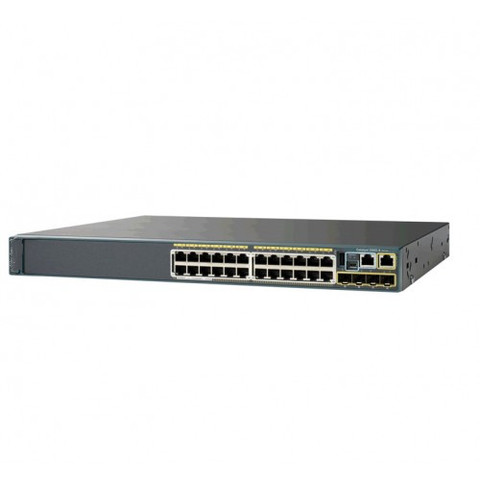 24 Port gigabit ethernet Network Switch WS-C2960+24LC-L