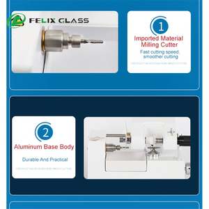 Machine d'ouverture de moules pour lentilles d'équipement ophtalmique Pattern Maker, instruments optiques PM-400AT, acier inoxydable, certifié CE EPA - Product Image 2