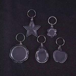 Porte-clés photo personnalisé - Porte-clés en acrylique vierge avec cadre photo pour cadeaux promotionnels, souvenirs et jetons personnalisés, formes multiples en vrac - Product Image 2