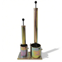 Ensemble de moules et de pilon Proctor ASTM/EN 101.6/152.4mm pour essai de compactage des sols