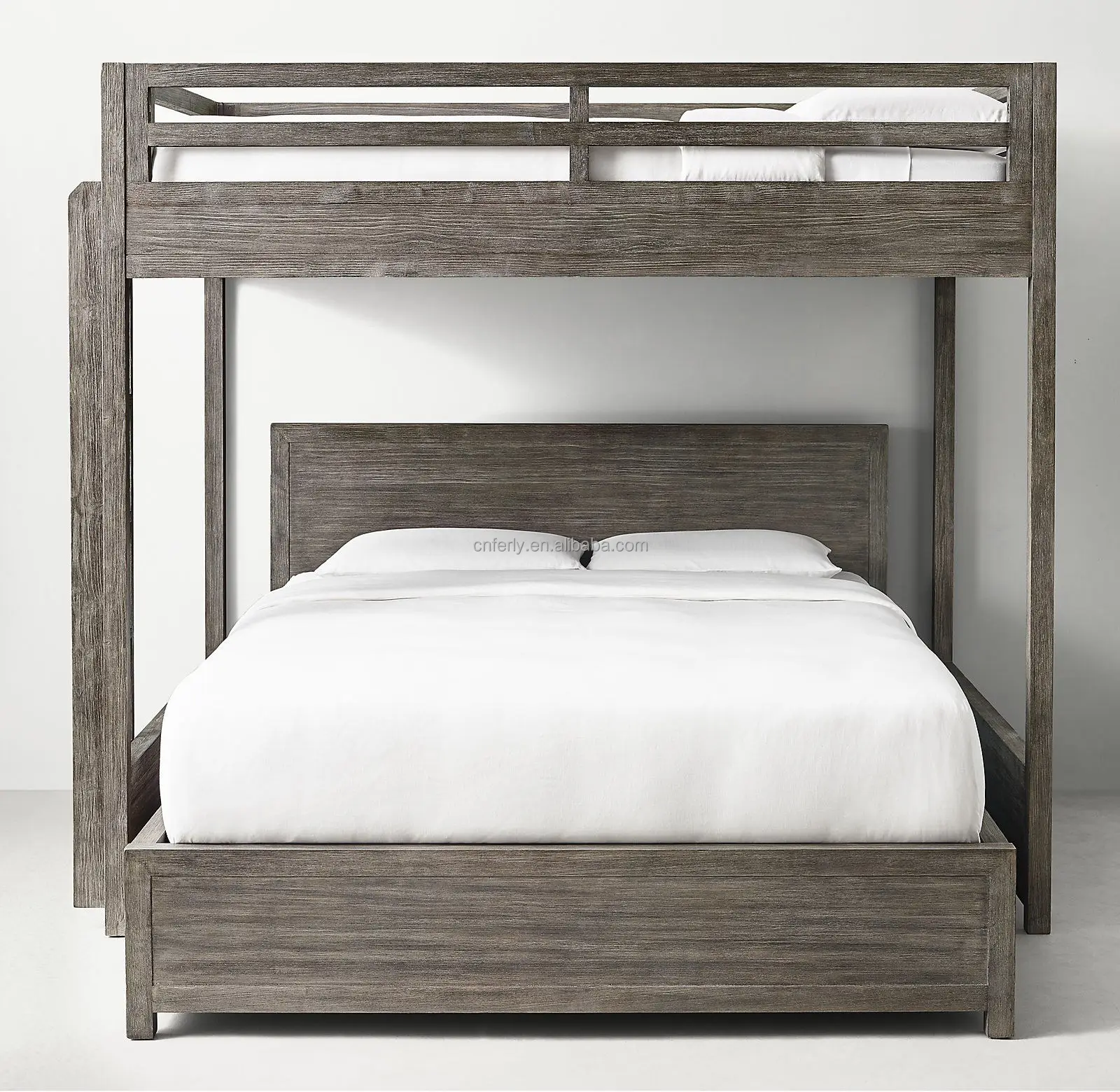 Роскошный современный комплект мебели для спальни детские кровати детская двухъярусная кровать детская Лофт-над-королевской платформой кровать