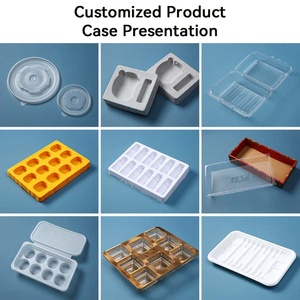 Hình dạng tùy chỉnh ba lần bao bì hộp chip Vỉ thẻ đóng gói bóng golf đánh dấu nhựa edgefold trượt bao bì thẻ vỉ - Product Image 4