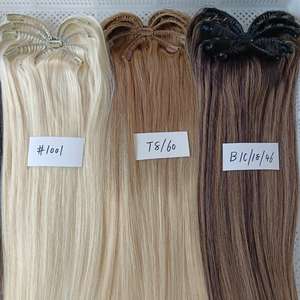 Extension de <span class=keywords><strong>cheveux</strong></span> en clip Octopus facile à poser pour femmes, <span class=keywords><strong>cheveux</strong></span> humains vierges d'un seul donneur - Product Image 3