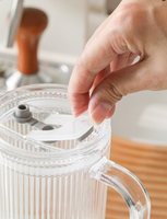 Gobelet à jus réutilisable en verre transparent, design classique, grande capacité, anti-fuite, pour la cuisine et la maison, vente chaude