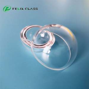 Lente Óptica Hemisférica FELIX, Lente de Cúpula, Lente de Media Esfera para Cubierta Protectora de Cámara o Cámara Subacuática - Product Image 1