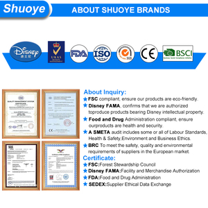 Shuoye Vente en gros Sacs en papier kraft écologiques Conception imprimée personnalisée pour la nourriture et l'emballage au détail de cadeaux Boîte et <span class=keywords><strong>sac</strong></span> avec logo - Product Image 5