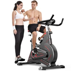 Bicicleta de Ejercicio Fija con Resistencia Magnética, Pantalla con Odómetro y Logotipo Personalizado para Gimnasio - Product Image 6