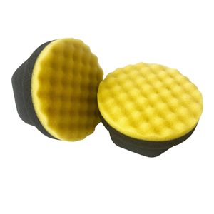 ฟองน้ำทำความสะอาดรถยนต์เอมี่ เครื่องมือขัดเคลือบสีดำแบบวงกลมสำหรับการเคลือบแว็กซ์เซรามิก - Product Image 1