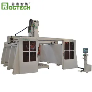 Foam process 5 axis cnc router bigger size for mold process MDF process