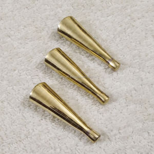 Chape de scabbard moyen en laiton, petite, en métal - Product Image 2