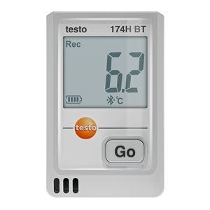 เทสโต้ 174H เครื่องบันทึกอุณหภูมิและความชื้นขนาดเล็ก จอแสดงผลบลูทูธ จอ LCD สำหรับตรวจสอบภายในอาคาร USB BT ช่องเดียว - Product Image 3