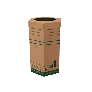 <span class=keywords><strong>Concept</strong></span> de protection de l'environnement bacs à benne basculante en papier recyclé imprimés en couleur bacs de rangement cylindriques publicitaires populaires en carton - Product Image 3